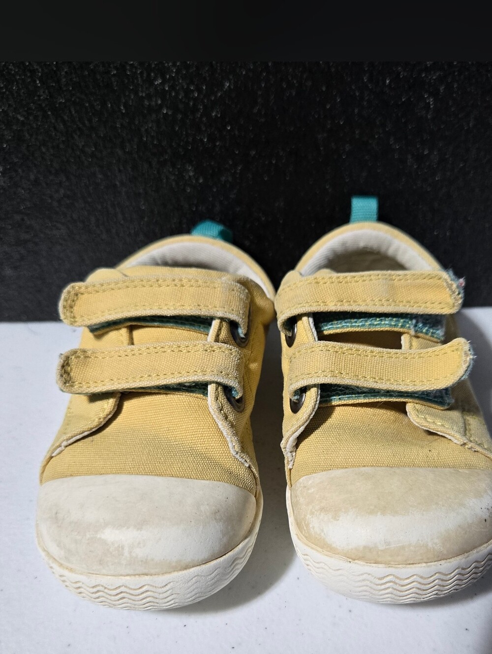 Ten Little Eco Canvas Yellow Sneaker Size 8.5 (Old Sizing)